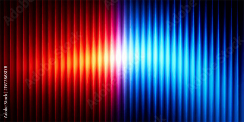 Striking abstract composition with vibrant color gradients, evoking a sense of energy and visual dynamism.