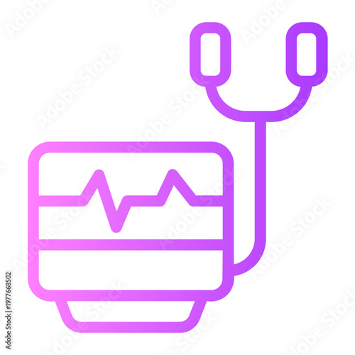 Defibrillator gradient icon