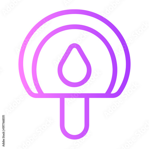 sugar blood level gradient icon