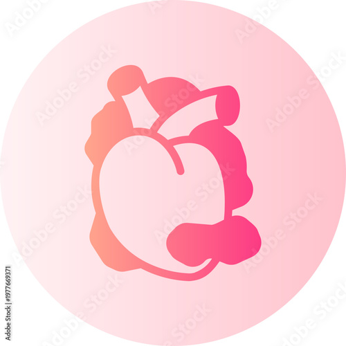 fat gradient icon