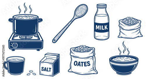 Oatmeal Cooking Ingredients