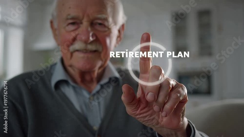 An elderly man's hand holding the inscription 