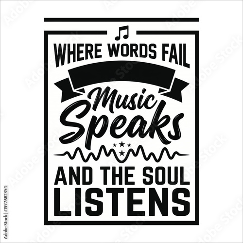  Where Words Fail, Music Speaks