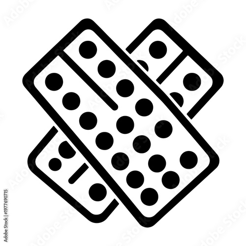 Pharmaceutical blister pack vector illustration for medicine and healthcare product design needs