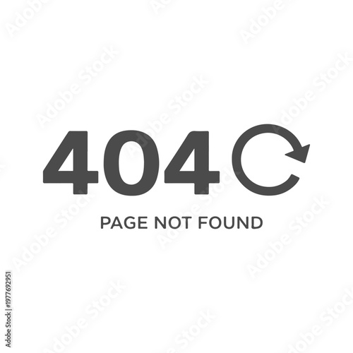 404 error page reload
Vector 404 page illustration