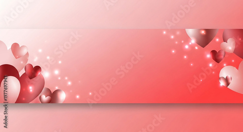 pink abstract background with copy space