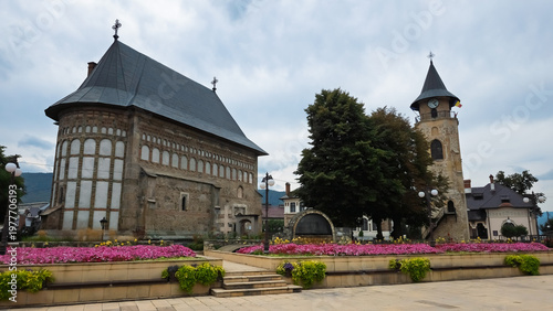 Fotografía The Royal Court complex in Piatra Neamț, Romania, featuring St