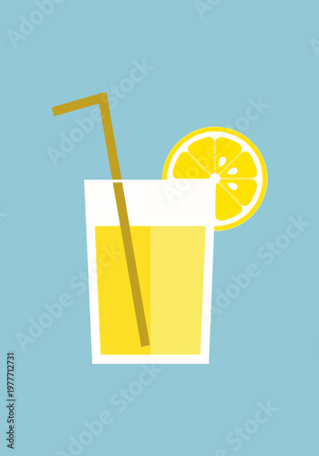 Wallpaper Mural Lemonade in a Glass. Torontodigital.ca