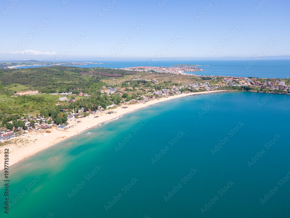 Fototapeta premium Black Sea coast near Smokinya Beach, Bulgaria