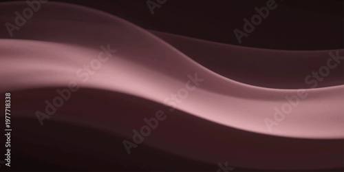 Abstract flowing red silk waves background with soft smooth velvet texture