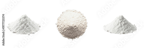 Tableau sur toile Arrowroot powder (Maranta arundinacea) - SEO Food Stock Photography