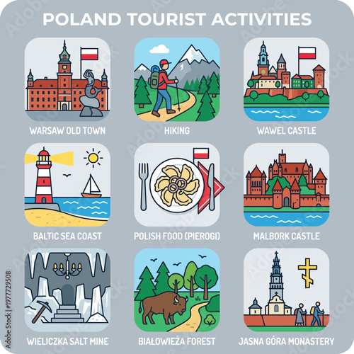 Explore Poland: A Visual Guide to Iconic Tourist Activities and Landmarks