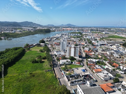 Imagens Aereas de Itajai Santa Cataina 