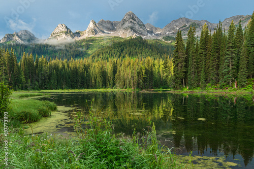 lake in the mountains