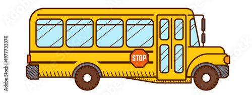 School Bus Illustration