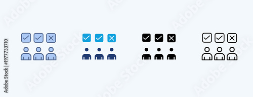 Recruitment Process Multiple Icon Illustration Vector