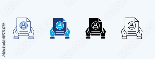 Submission Multiple Icon Illustration Vector