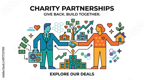 Charity Partnerships Giving Back and Building Together