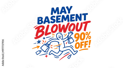 May Basement Blowout Sale Advertisement