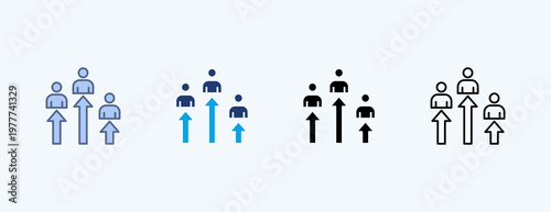 Position Multiple Icon Illustration Vector