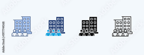 Corporate Team Outline Icon