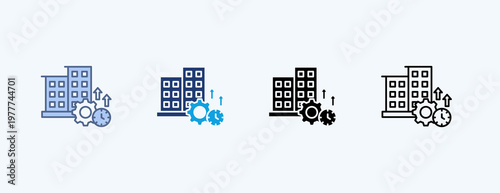 Office Productivity Outline Icon