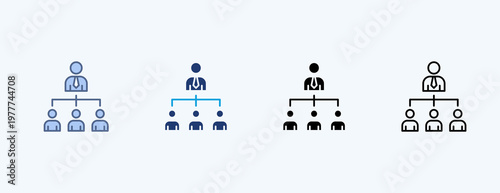 Corporate Structure Outline Icon