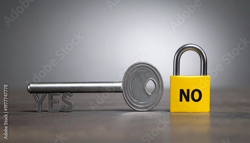   
Key of Yes vs Lock of No