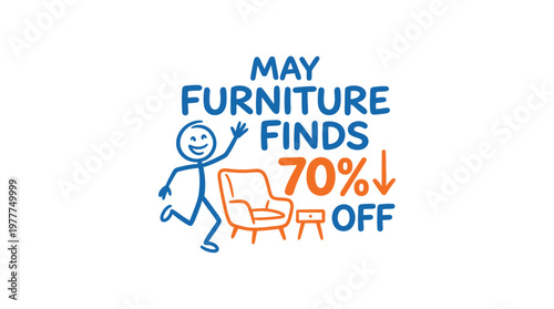 May Furniture Finds with 70% Off Promotion