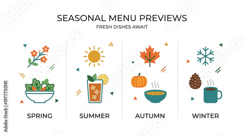 Seasonal Menu Previews Fresh Dishes Await