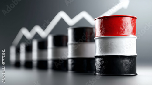 Oil Barrels and Rising Tren...