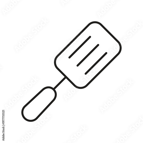 Kitchen Serving Spoon Line Icon,Serving Spoon Icon,Catering Spoon Line Icon..eps