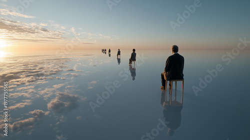 Serene Reflection: Several ...