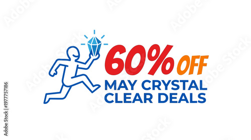 May Crystal Clear Deals 60% Off Sale Announcement
