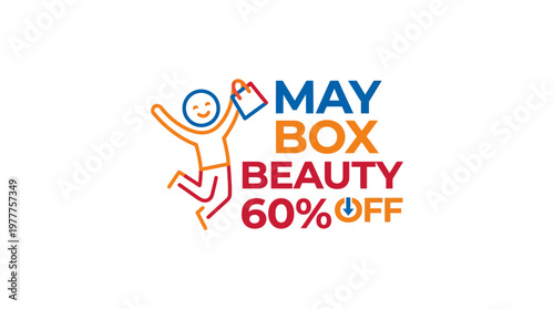 May Box Beauty Sale Promotion with Happy Customer