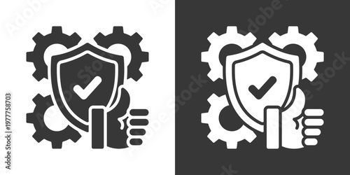 Reliability Icon Set Vector Collection Isolated In Black And White