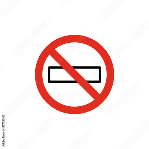 Prohibited Access Sign with a Bold Red Circle Free Download Prohibited Access Sign with a Bold Red Circle - GFXLoad