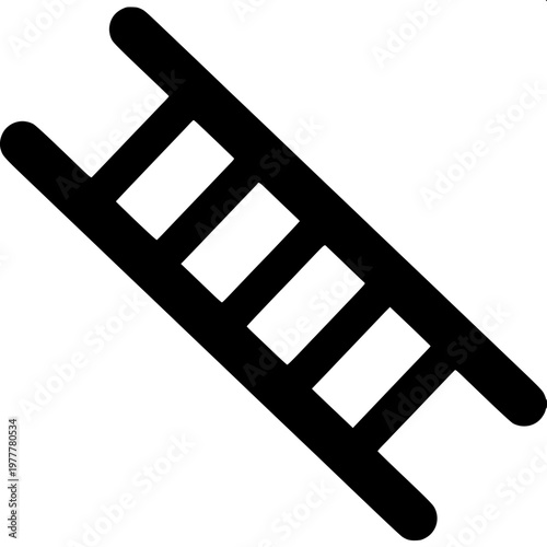 “Side-view pictogram set of different slides—spiral, enclosed tube, ladder entry, and platform slides—uniform icon style.”