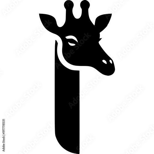 Giraffe Head Icon