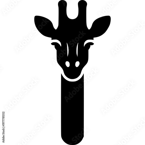 Giraffe Head Icon
