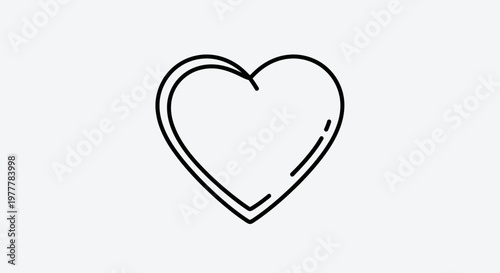 Heart Shape Symbol Icon Love.