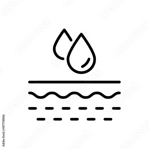 “Water slide schematic-style icons, various shapes and lengths, bold silhouette design for signage and infographics.”