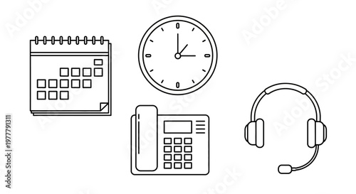 Customer Service Call Center Equipment.