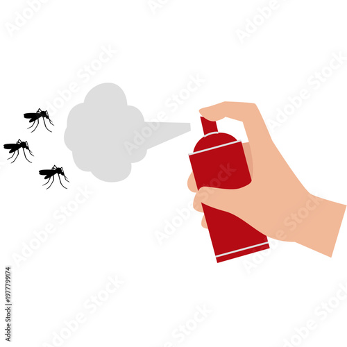 World Malaria Day Illustration Mosquito Prevention Awareness