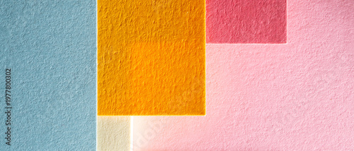Bild auf Leinwand Multicolor abstract background with paper texture