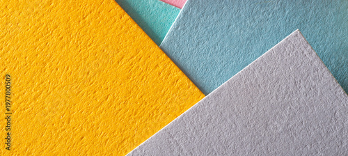 Fotografi Multicolor abstract background with paper texture