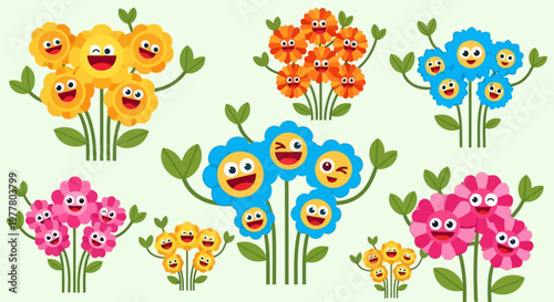 A modern collection of smartwatch icons displaying various digital functions.