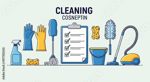 Cleaning Supplies Checklist and Tools for Housekeeping and Hygiene