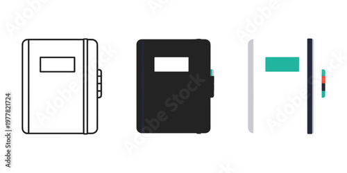 disassembled smartphone vector illustration, flat design