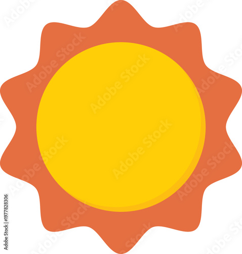 Sun illustration.